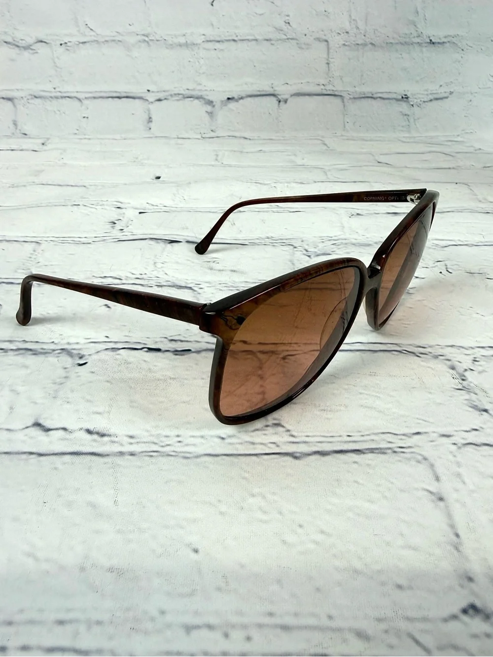 Vintage Serengeti Drivers 6204L Corning Optics Burlwood Tortoise Japan RARE!